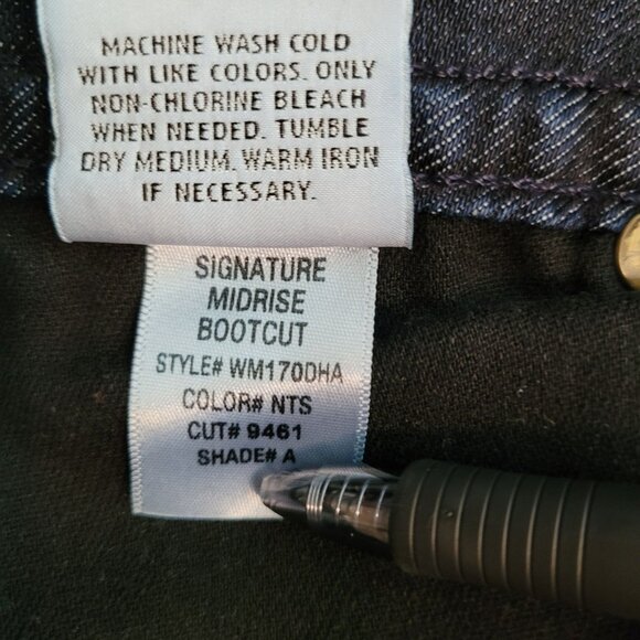 Hudson Jeans Size 28 Northern Star Mid Rise Signature Boot WM170DHA Western - Picture 12 of 13